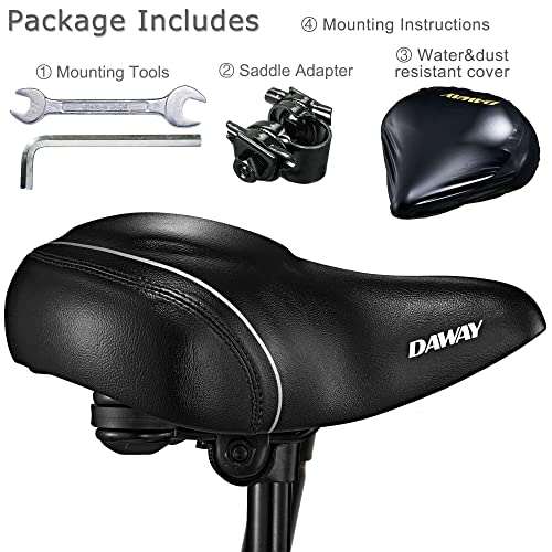 DAWAY C40 Comfortable Oversized Bike Seat DAWAY C40 Comfortable Oversized Bike Seat