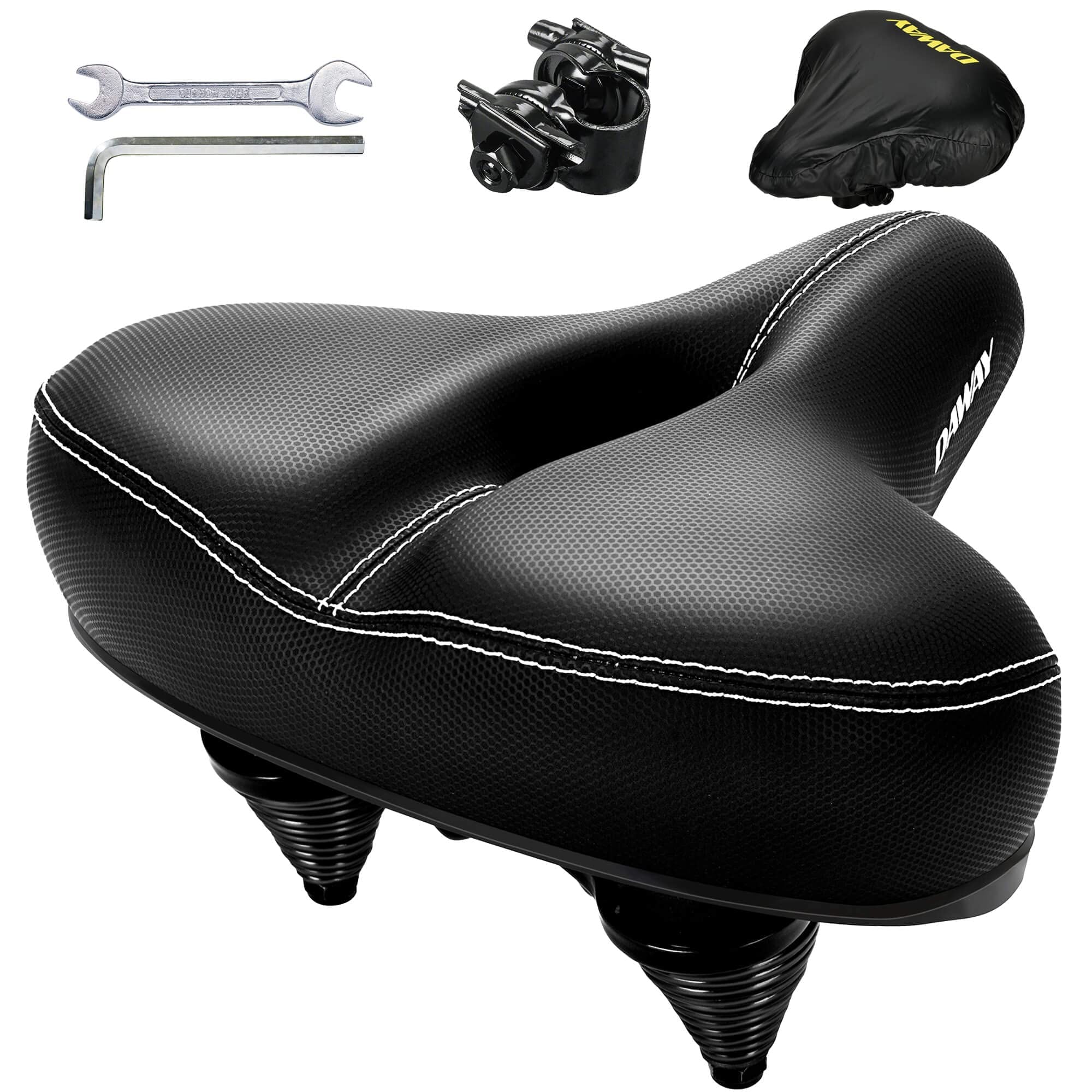 DAWAY C30 Comfortable Oversized Bike Seat Compatible with